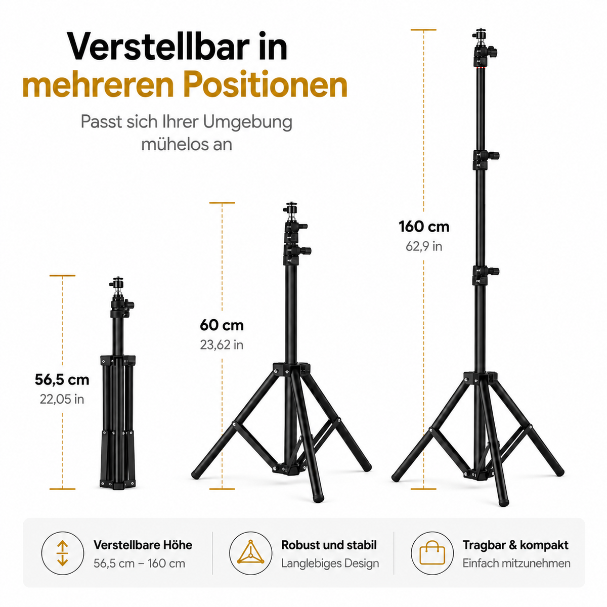 CinePro Stativ – Universelles Projektor-Stativ