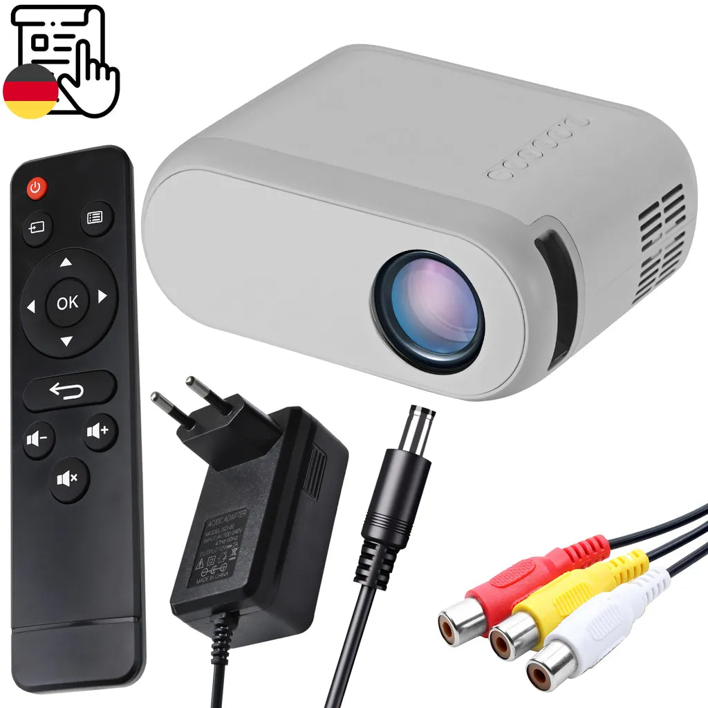 B100 Beamer – Full HD Projektor mit WLAN für Filme, Serien und Gaming
