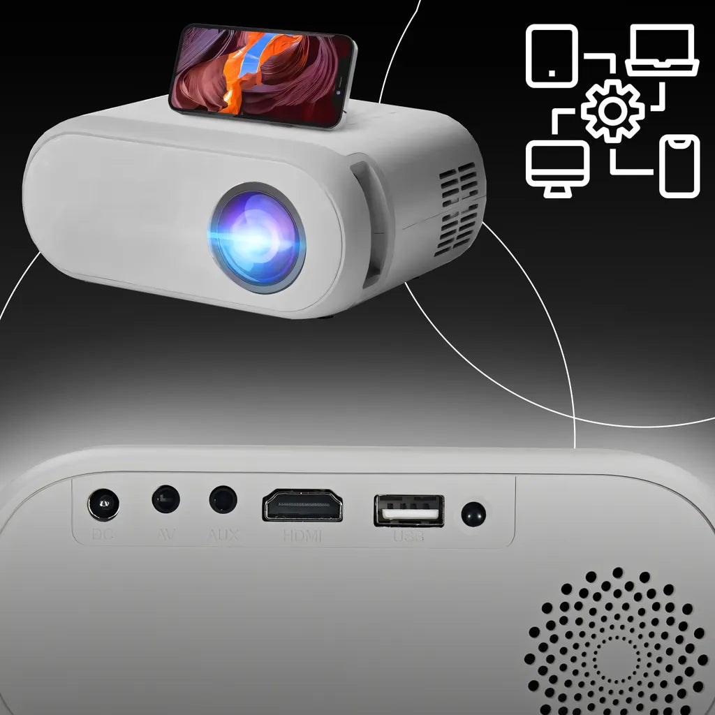 B100 Beamer – Full HD Projektor mit WLAN für Filme, Serien und Gaming