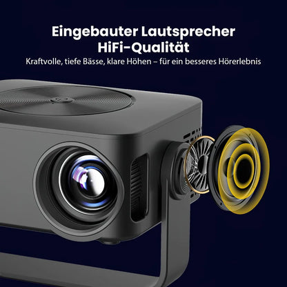PB120 Beamer – Tragbarer Projektor mit Full HD 1080P für Filme, Serien und Gaming