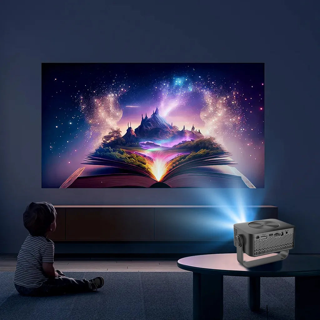 PB120 Beamer – Tragbarer Projektor mit Full HD 1080P für Filme, Serien und Gaming