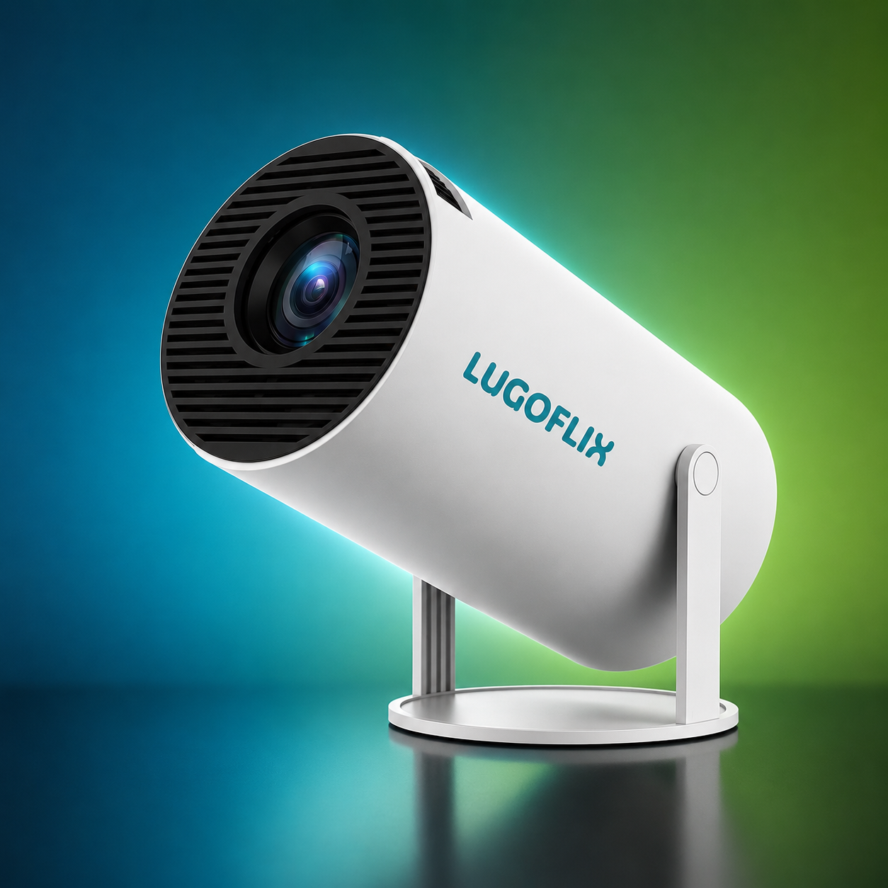 LUGOFLIX Pro 4K Beamer – Tragbarer Projektor in Kinoqualität
