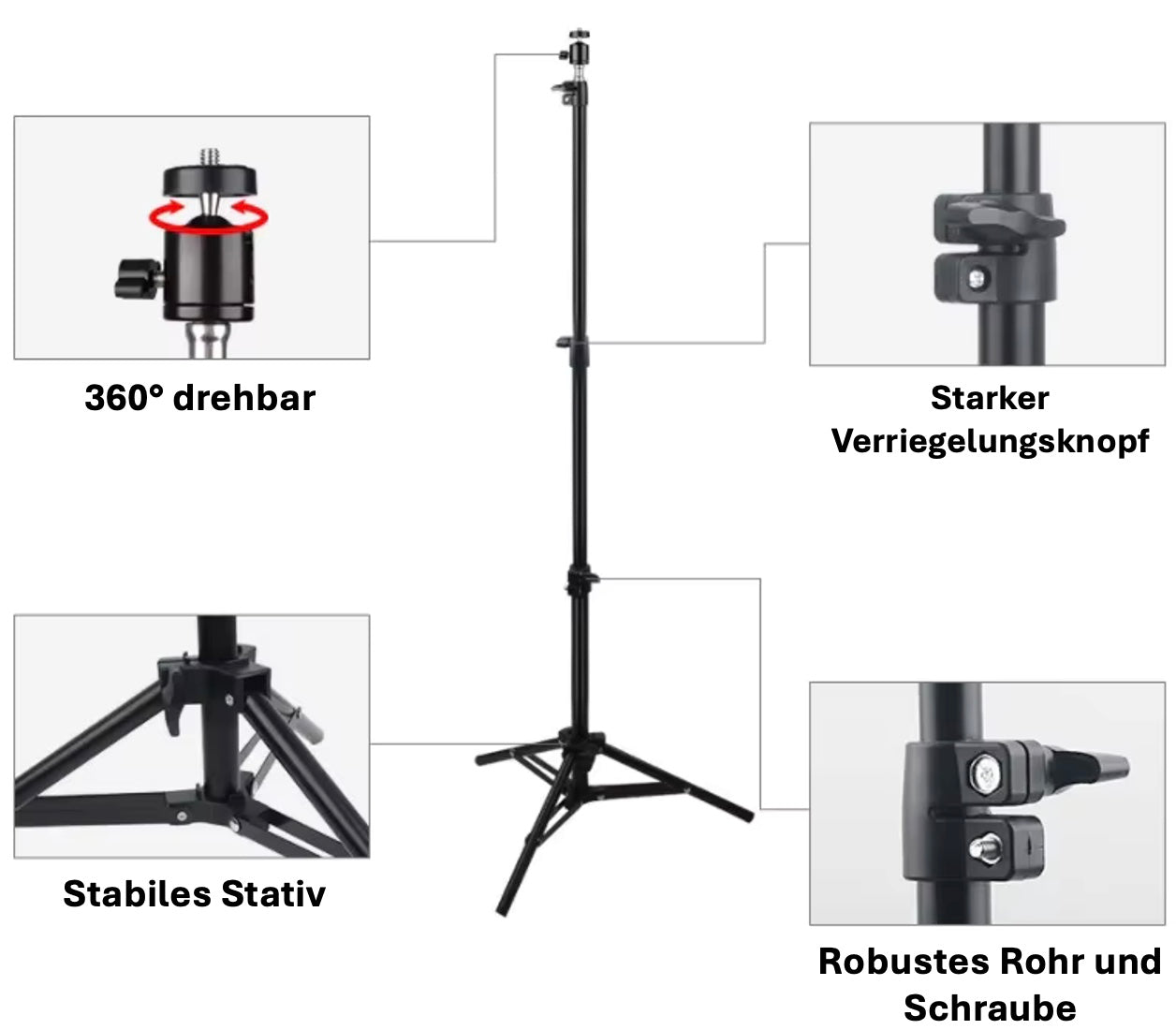 CinePro Stativ – Universelles Projektor-Stativ