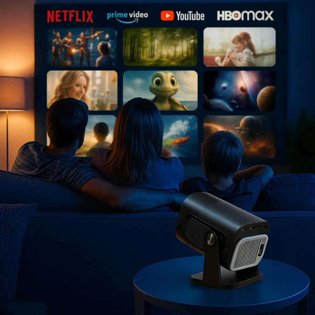 120U Beamer – Tragbarer Projektor für Entertainment zu Hause und draußen