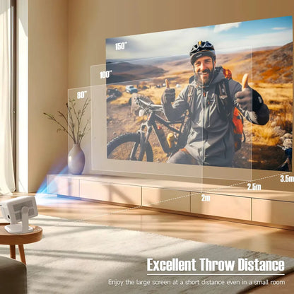 RX500 Beamer – Leistungsstarker Full-HD Projektor mit Android 11 & WiFi 6 für Filme und Gaming