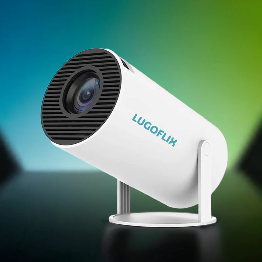 LUGOFLIX Pro 4K Beamer – Tragbarer Projektor in Kinoqualität