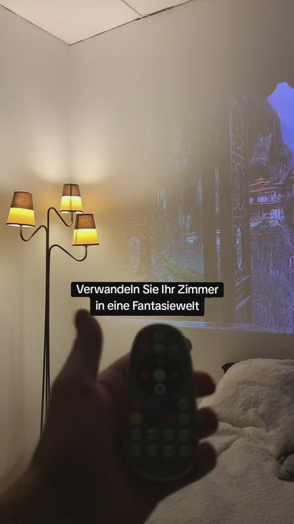 LUGOFLIX Pro 4K Beamer – Tragbarer Projektor in Kinoqualität